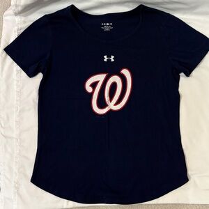 Under Armour Women’s Washington Nationals 'W' Logo Tee